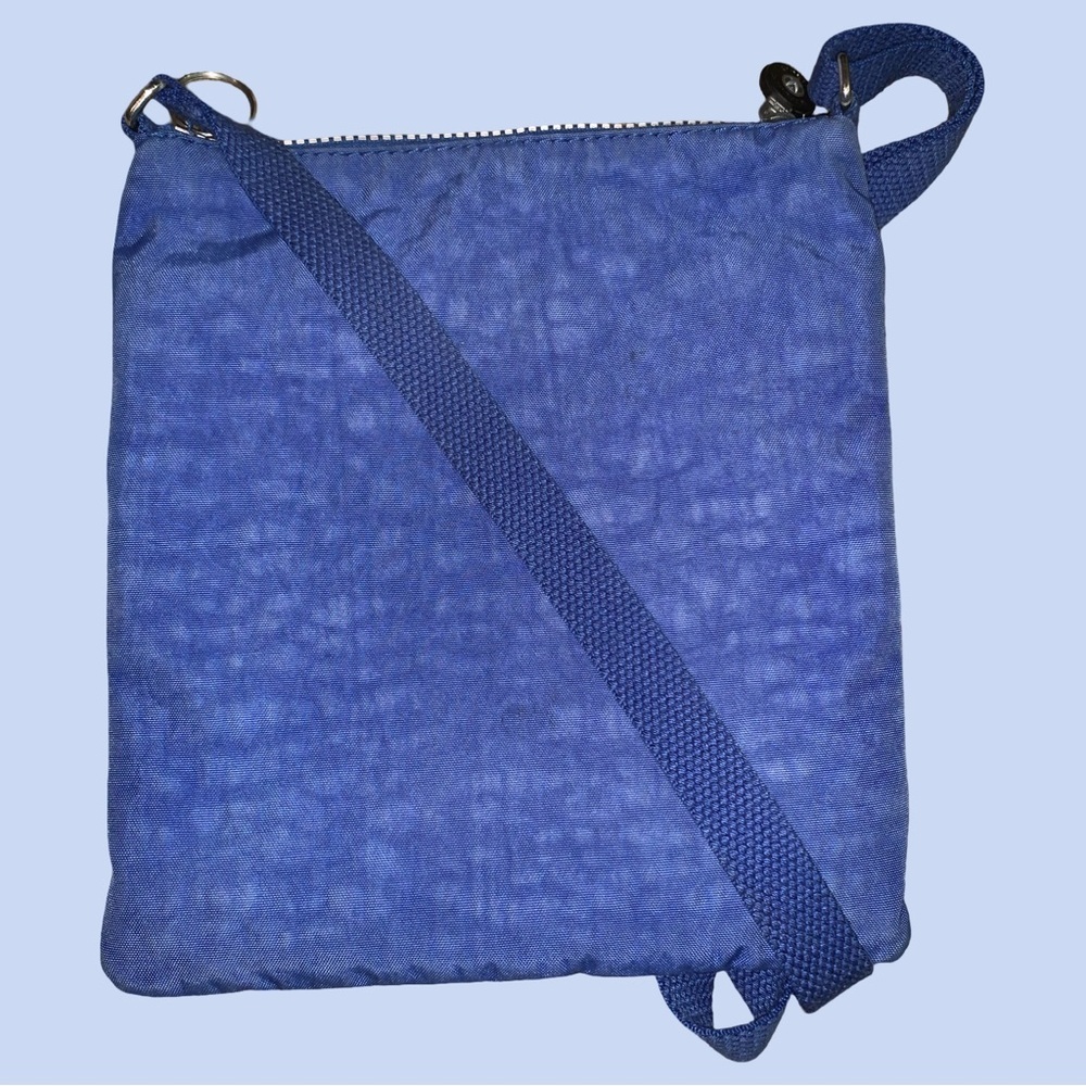 Kipling Keiko Crossbody Bag Deep Sky Blue (AC7905) 8 X 9 X 1/2" 12-24" Drop - Picture 2 of 5